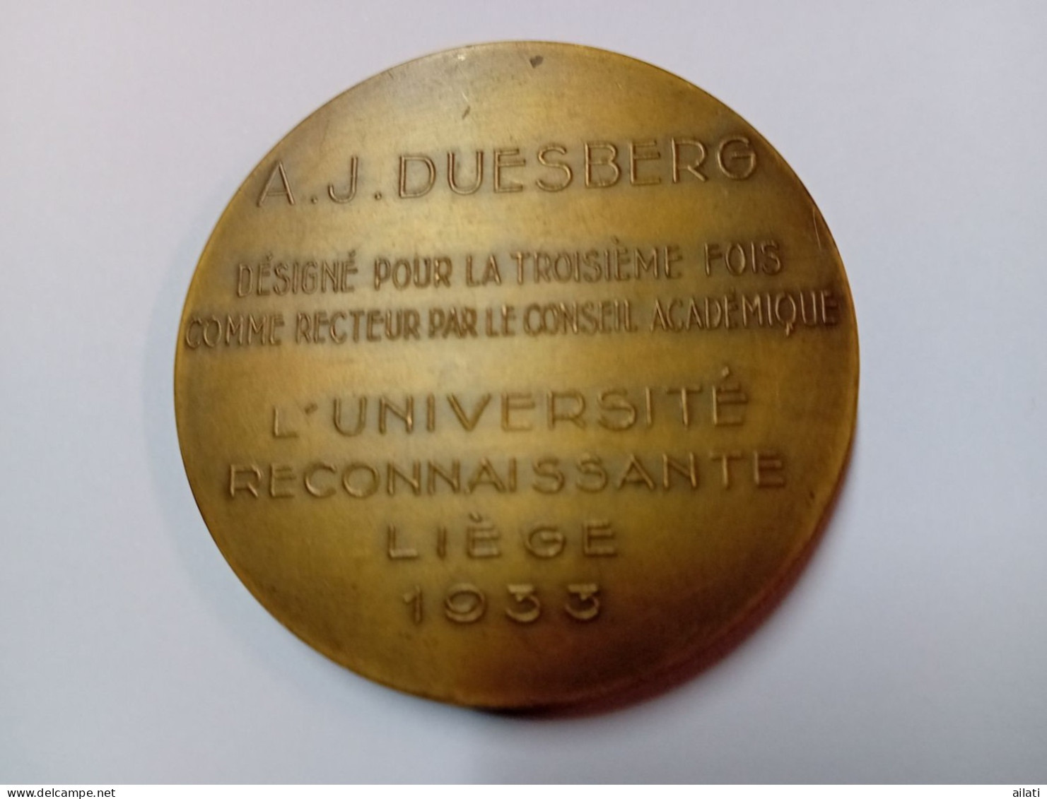Une Médaille Belges - Profesionales / De Sociedad