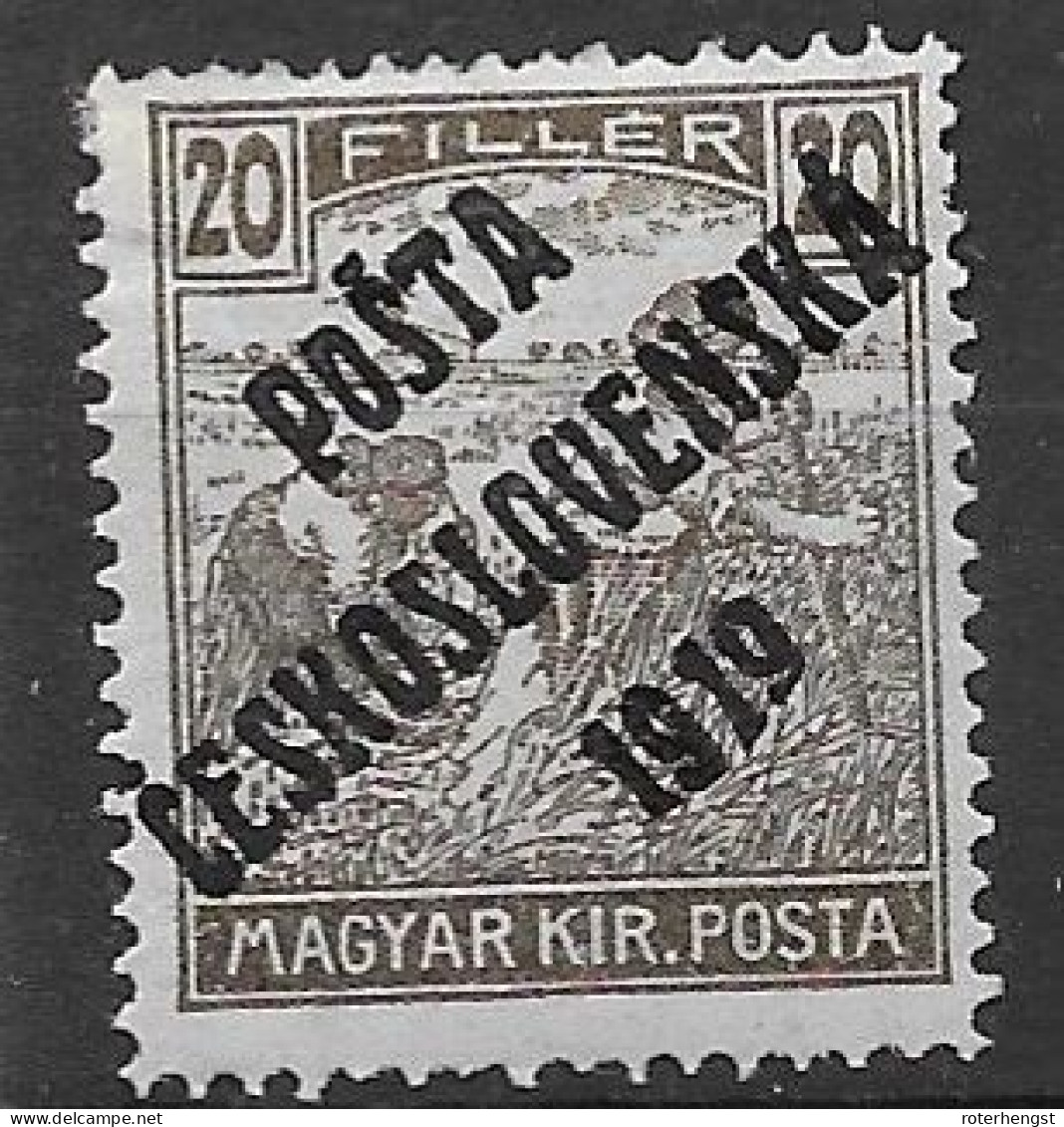 CSSR Mlh * Better Stamp From Set 17 Euros 1919 - Ongebruikt