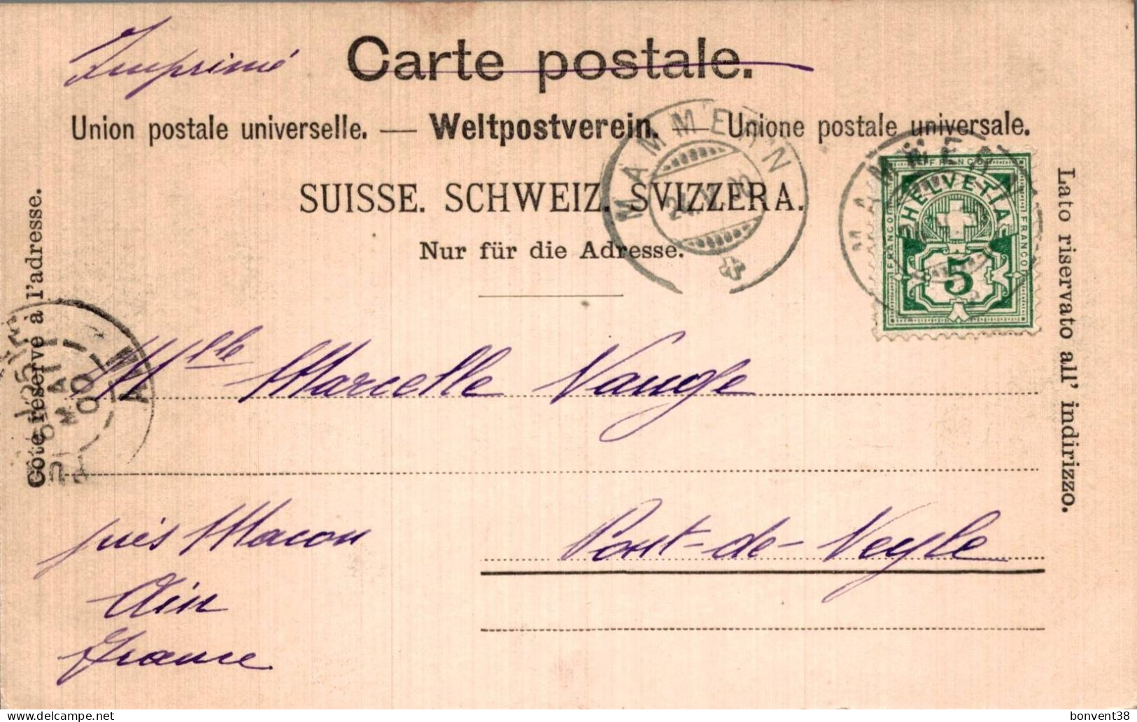 K1002 - SUISSE - ZÜRICH - Lot De 5 Cartes Postale - Zürich