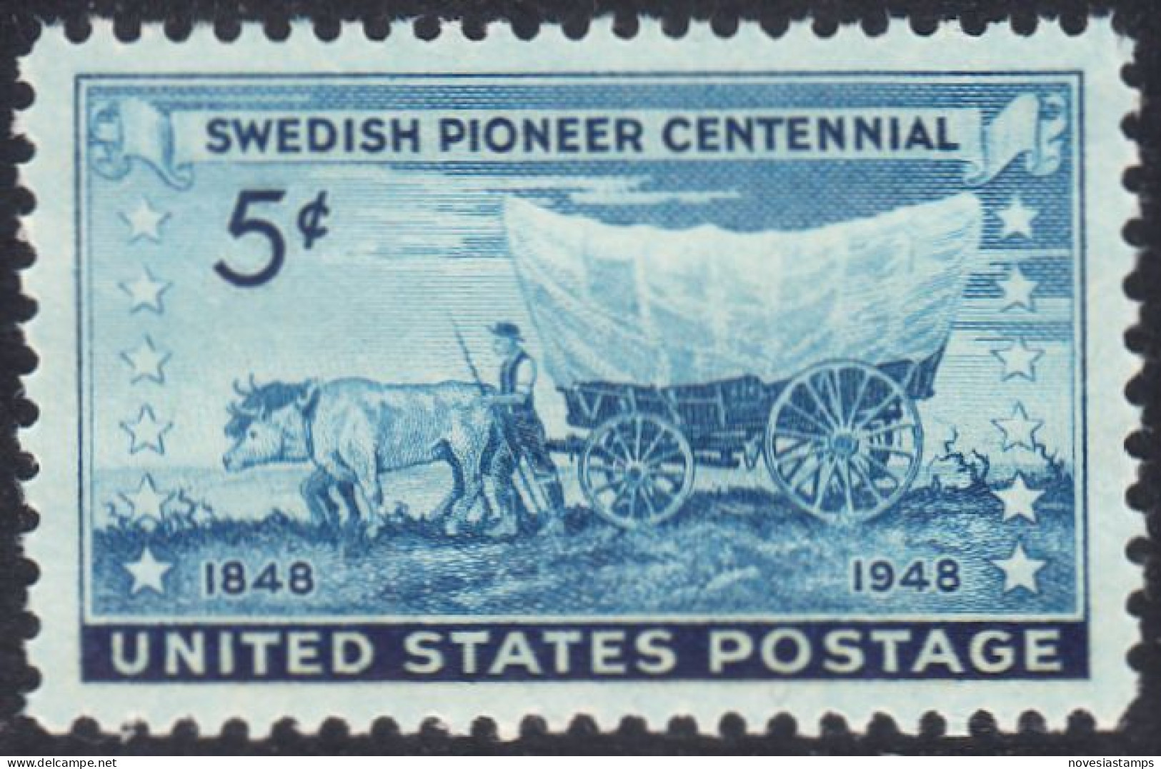 !a! USA Sc# 0958 MNH SINGLE - Swedish Pioneers - Nuevos