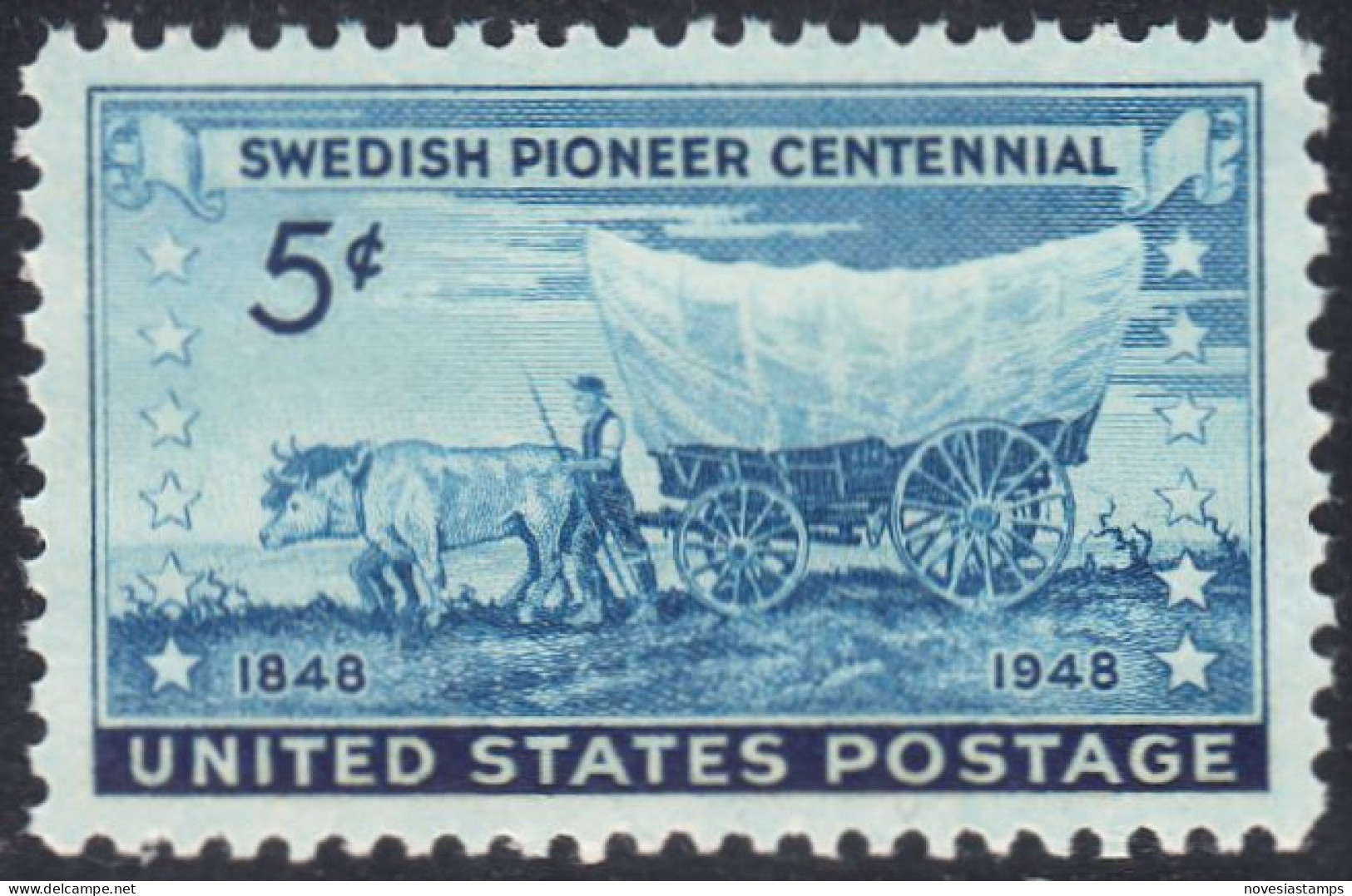 !a! USA Sc# 0958 MNH SINGLE - Swedish Pioneers - Unused Stamps