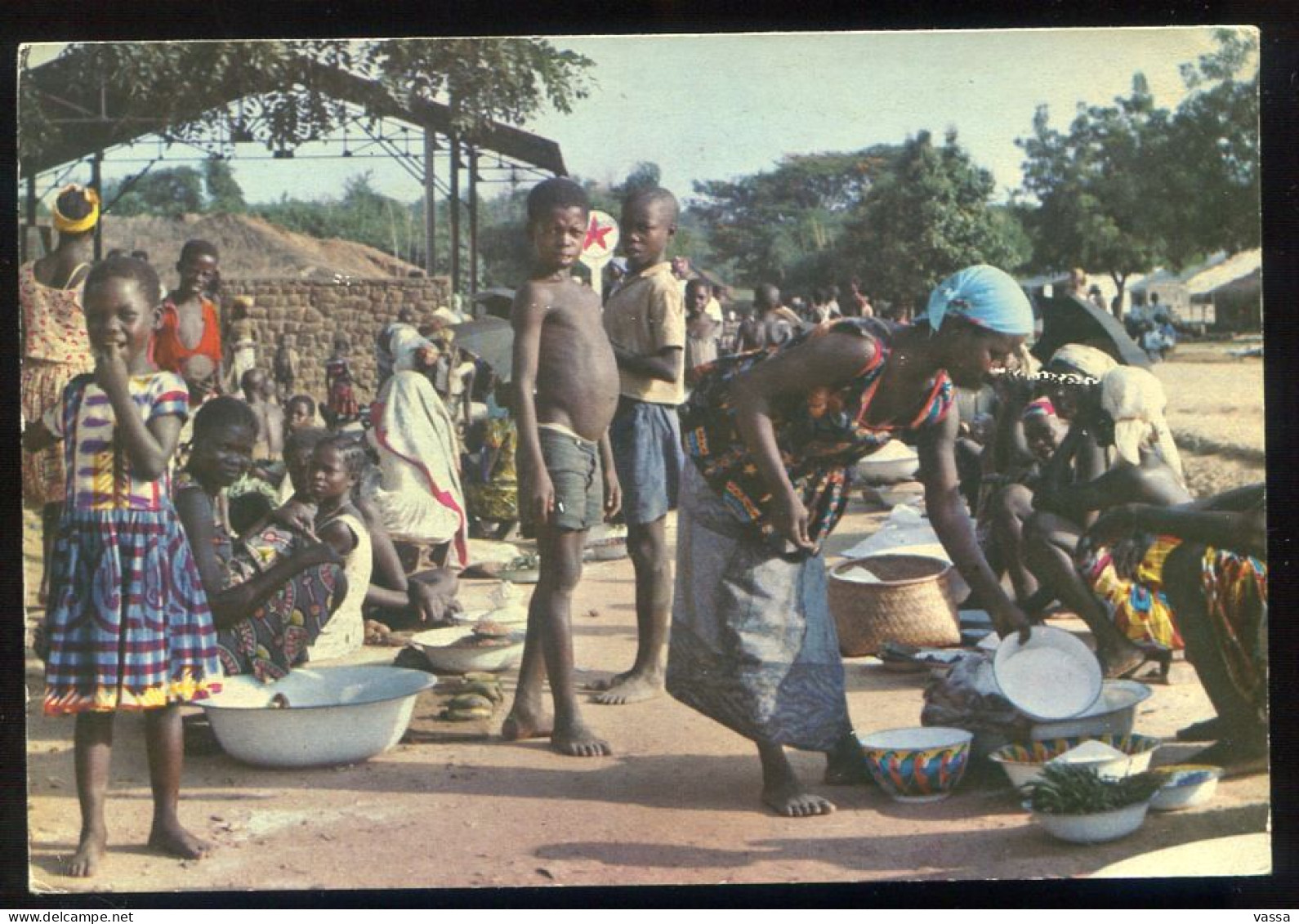 République Centrafricaine - Afrique - Bossangoa -" Marché Animé "  Market - Centrafricaine (République)