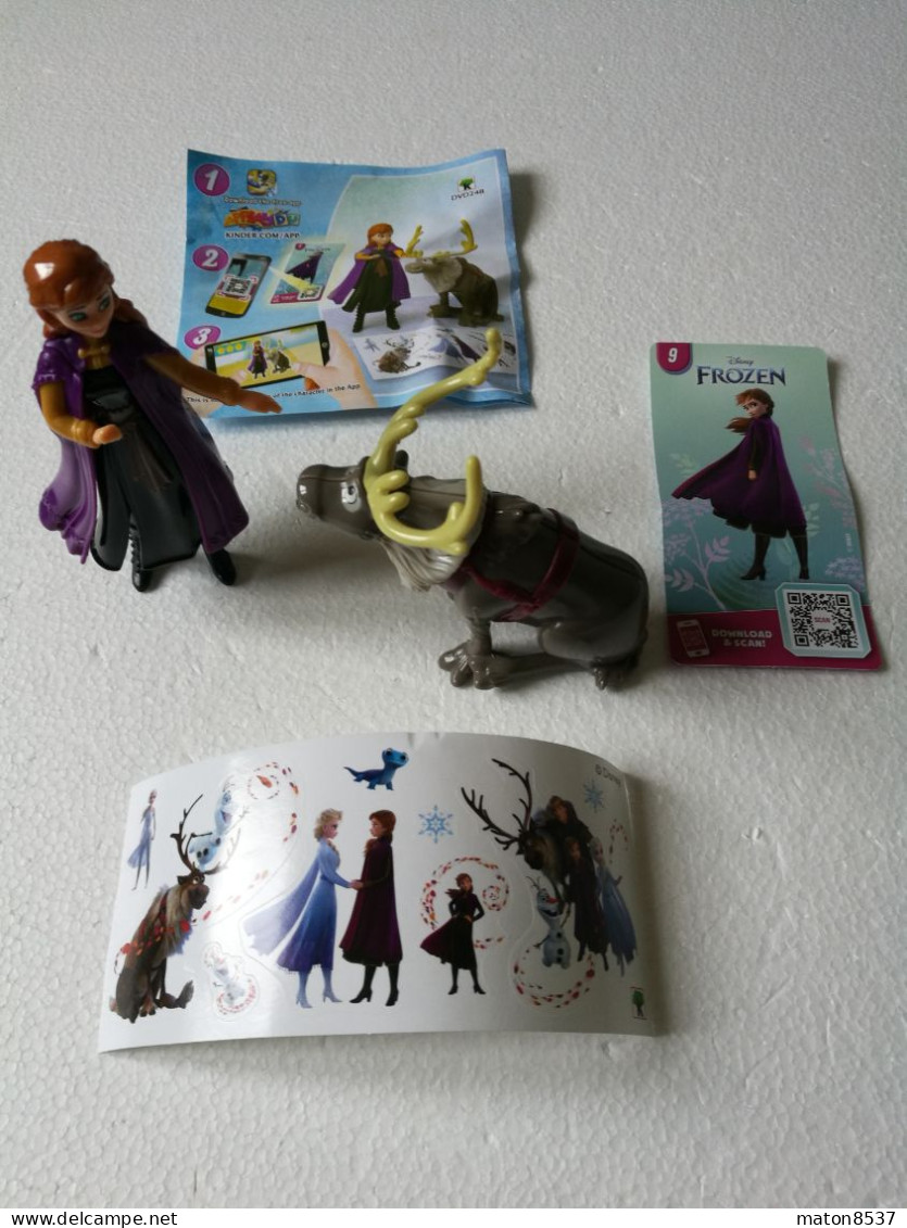 Kinder :  MPG DV-D-24B  Maxi-Ei -Inhalte 2021-22 - Frozen + BPZ + Aufkleber + Card - Maxi (Kinder-)