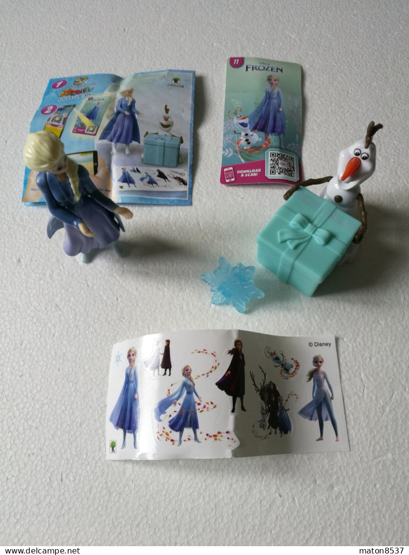 Kinder :  MPG DV-D-25B  Maxi-Ei -Inhalte 2021-22 - Frozen + BPZ + Aufkleber + Card - Maxi (Kinder-)