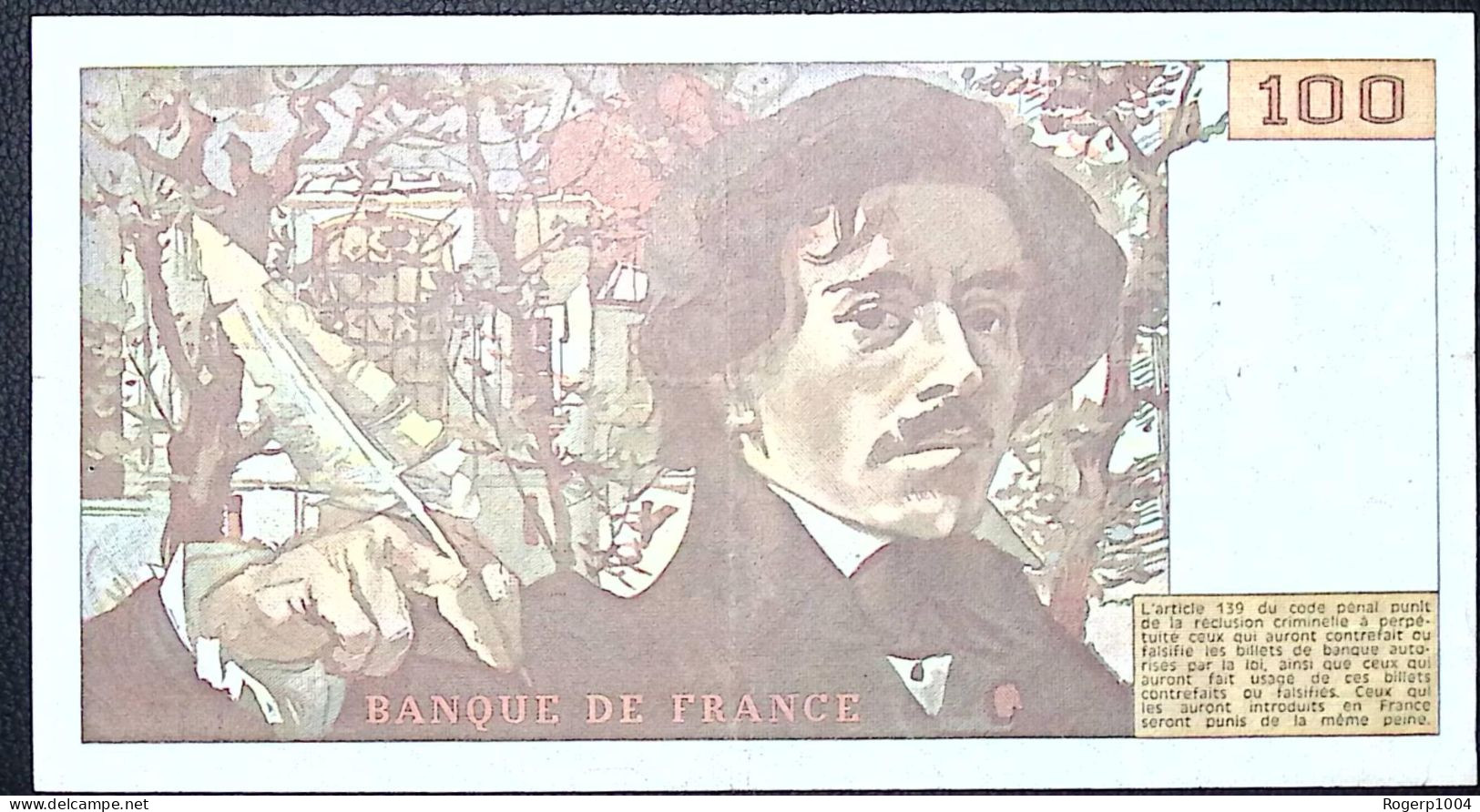 FRANCE * 100 Francs * Delacroix * 1979 * Fay 69.02c * Etat/Grade TTB/VF - 100 F 1978-1995 ''Delacroix''