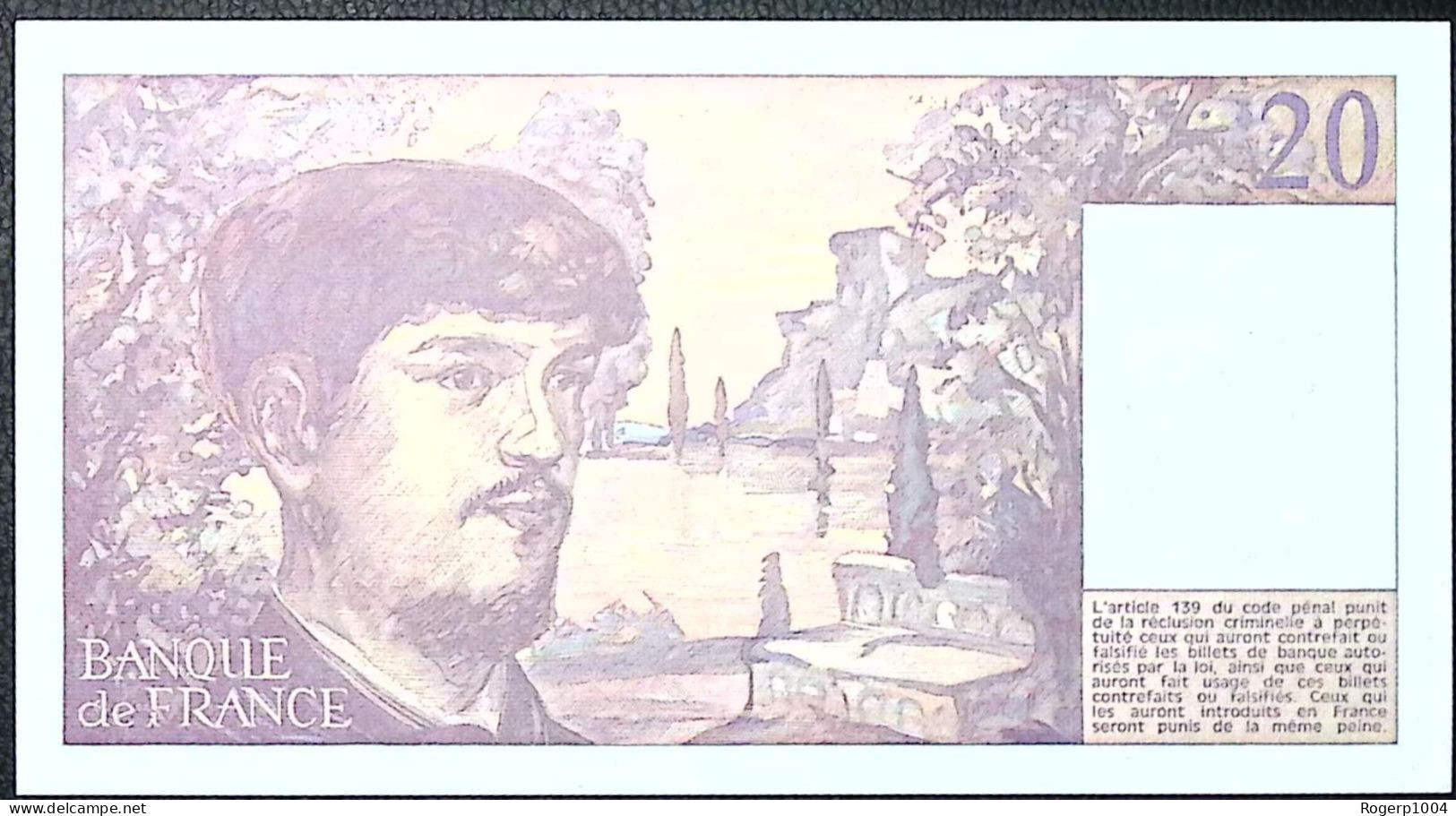 FRANCE * 20 Francs * Debussy * 1981 * Fay 66.02 * Etat/Grade NEUF/UNC - 20 F 1980-1997 ''Debussy''