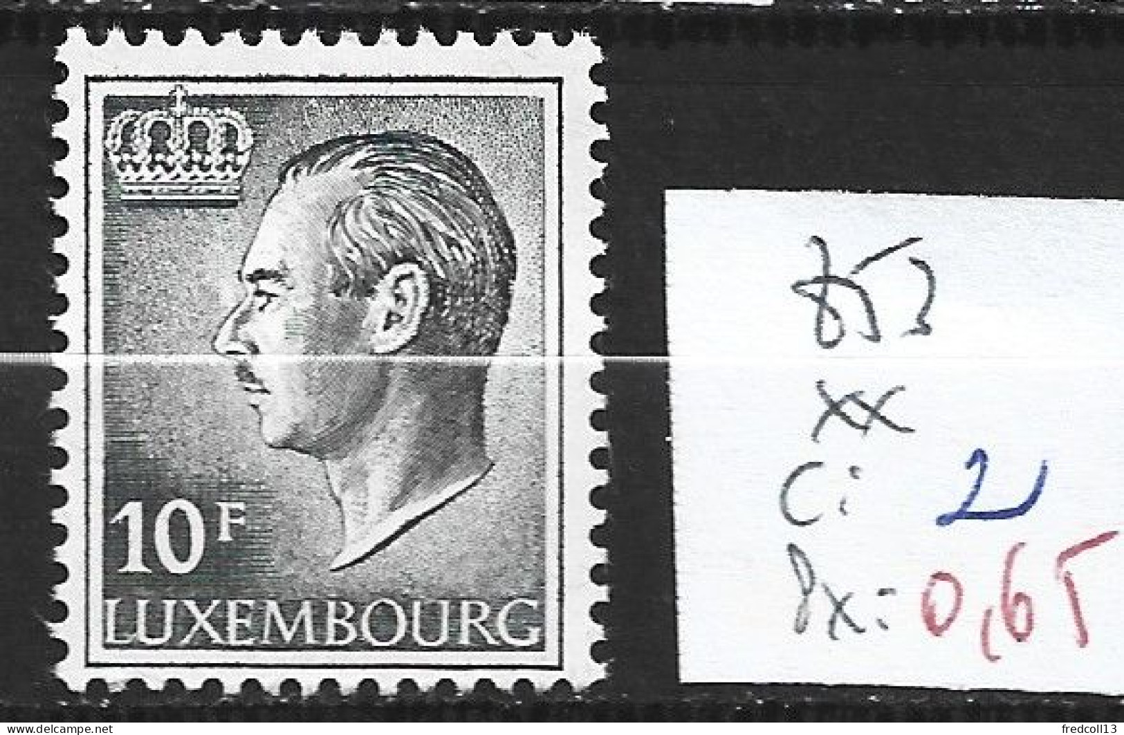 LUXEMBOURG 853 ** Côte 2 € - 1965-91 Giovanni