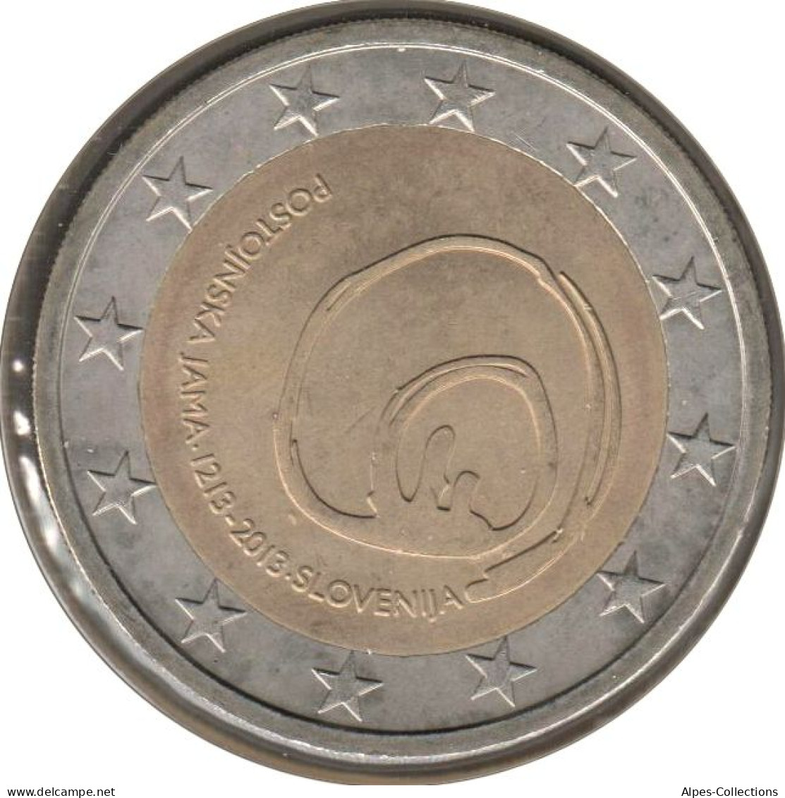 SV20013.1 - SLOVENIE - 2 Euros Commémo. Grotte De Postojna - 2013 - Slovenia