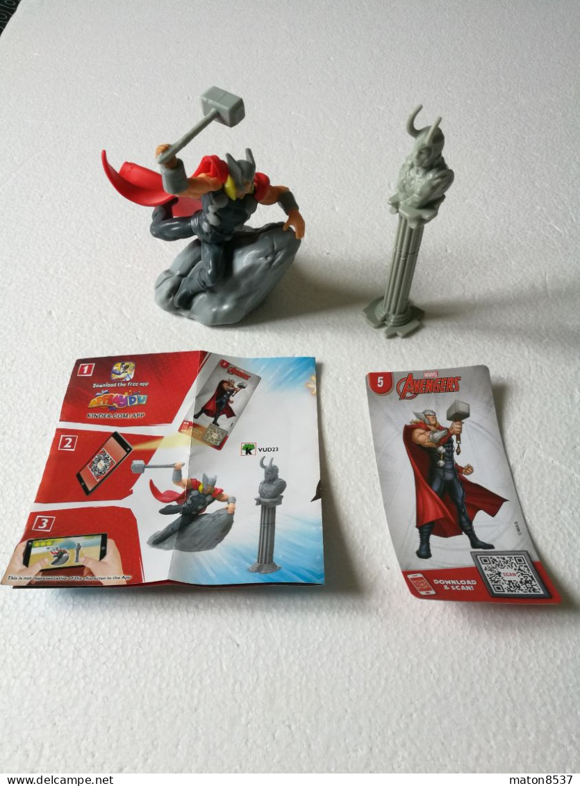 Kinder : MPG VU-D-23   Maxi-Ei -Inhalte 2021-22 - Avengers + BPZ  + Card - Ü-Ei