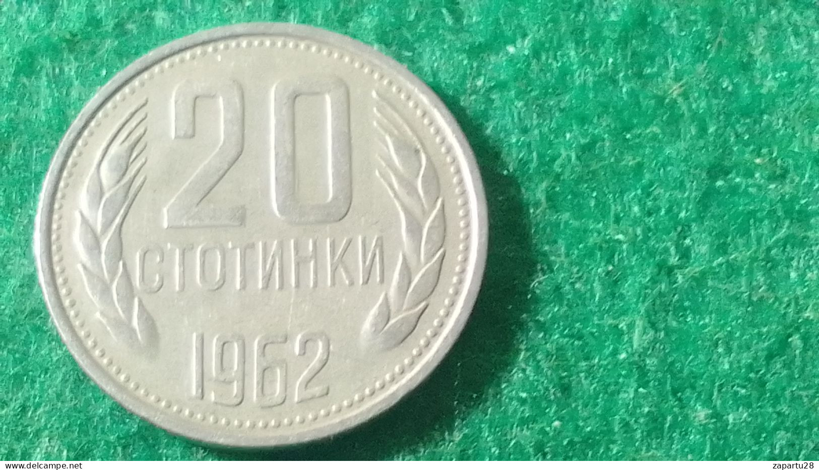 BULGARİSTAN- 1962    20   STOTİNKA - Bulgarije