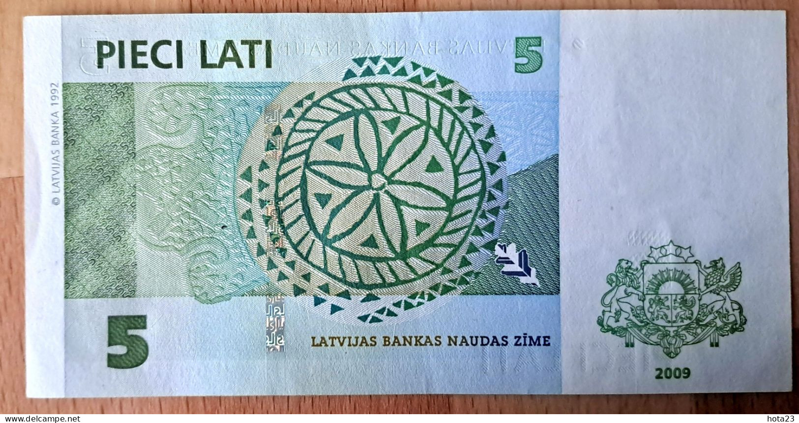 (!)  LATVIA LETONIA  , Lettland   5 LATI 2009 - P-53c - Banknote Circulated - Lettland