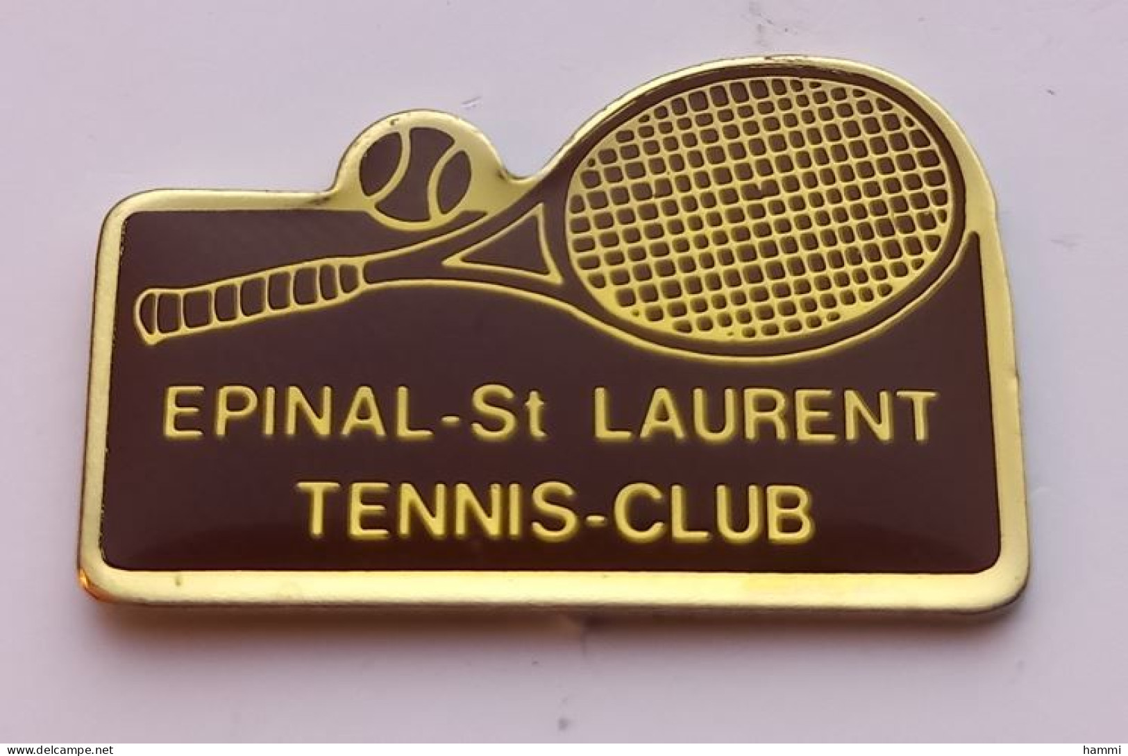 AA217 Pin's Club Tennis De ST Saint Laurent Épinal Vosges Achat Immédiat - Tennis