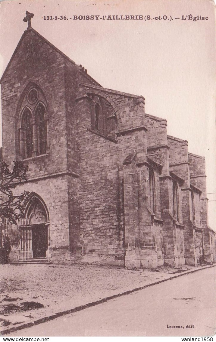 BOISSY L'AILLERIE-l'église - Boissy-l'Aillerie