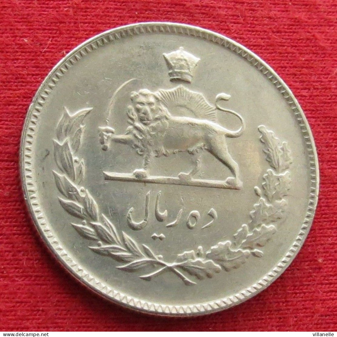 Iran 10 Rials 1968 / 1347 KM# 1178 Lt 539 *VT Irão Persia Persien Rial - Iran