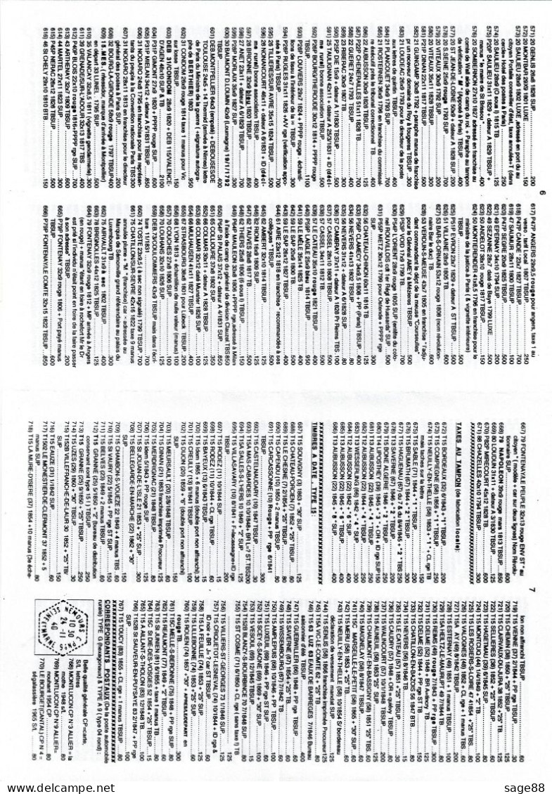 Lot De 112 Fascicules De La Poste Aux Lettres De POTHION. Seule Proposition Sur Delcampe. Lot Rare - Afstempelingen