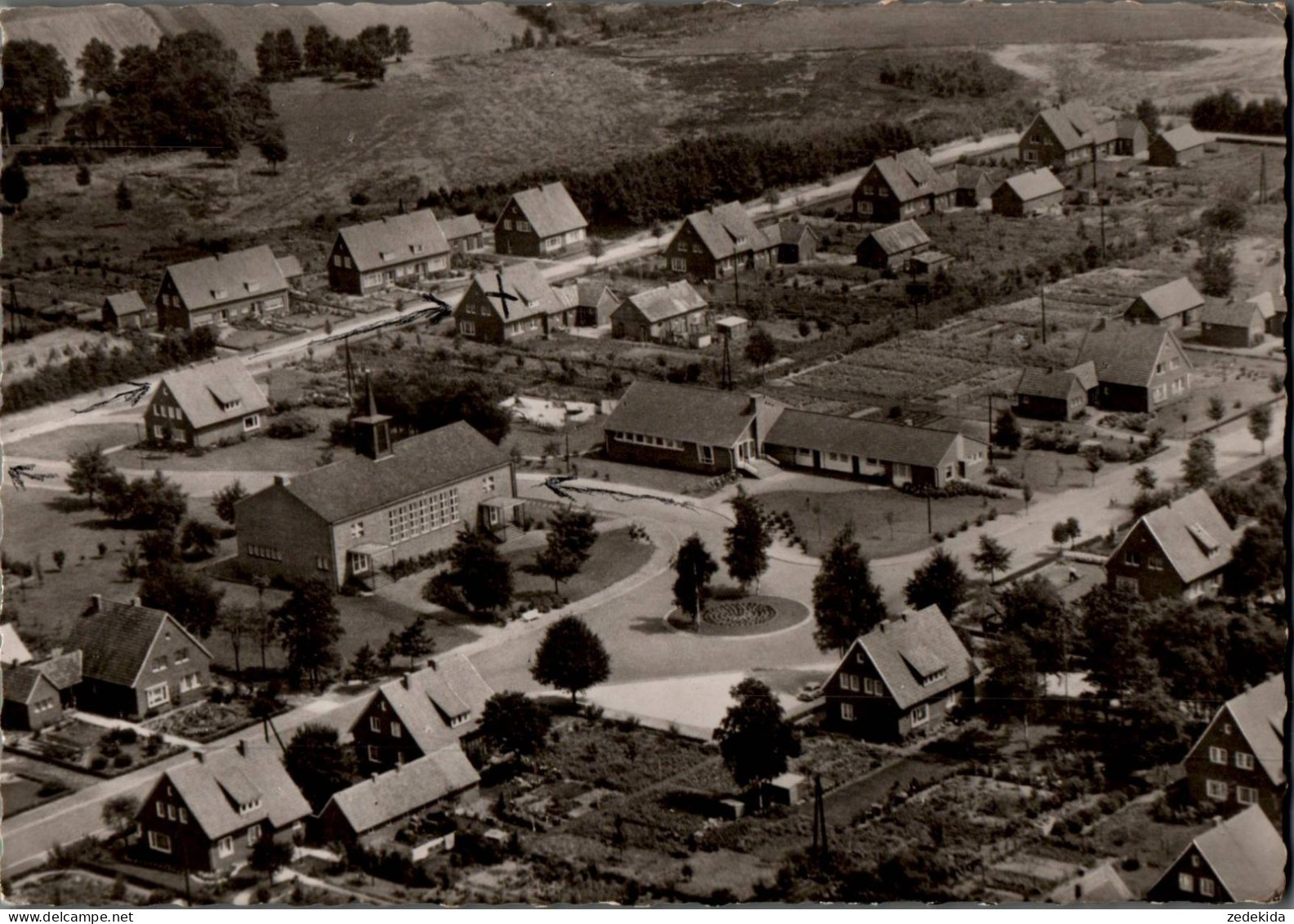 G2744 - Neugnadenfeld Ringe - Luftbild Luftaufnahme - Helene Kühne - Bentheim