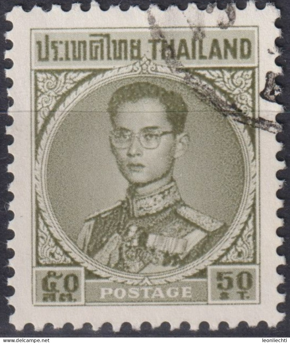 1963 Thailand ° Mi:TH 416, Sn:TH 402, Yt:TH 389, King Bhumibol Adulyadej (1963-1971) - Thailand