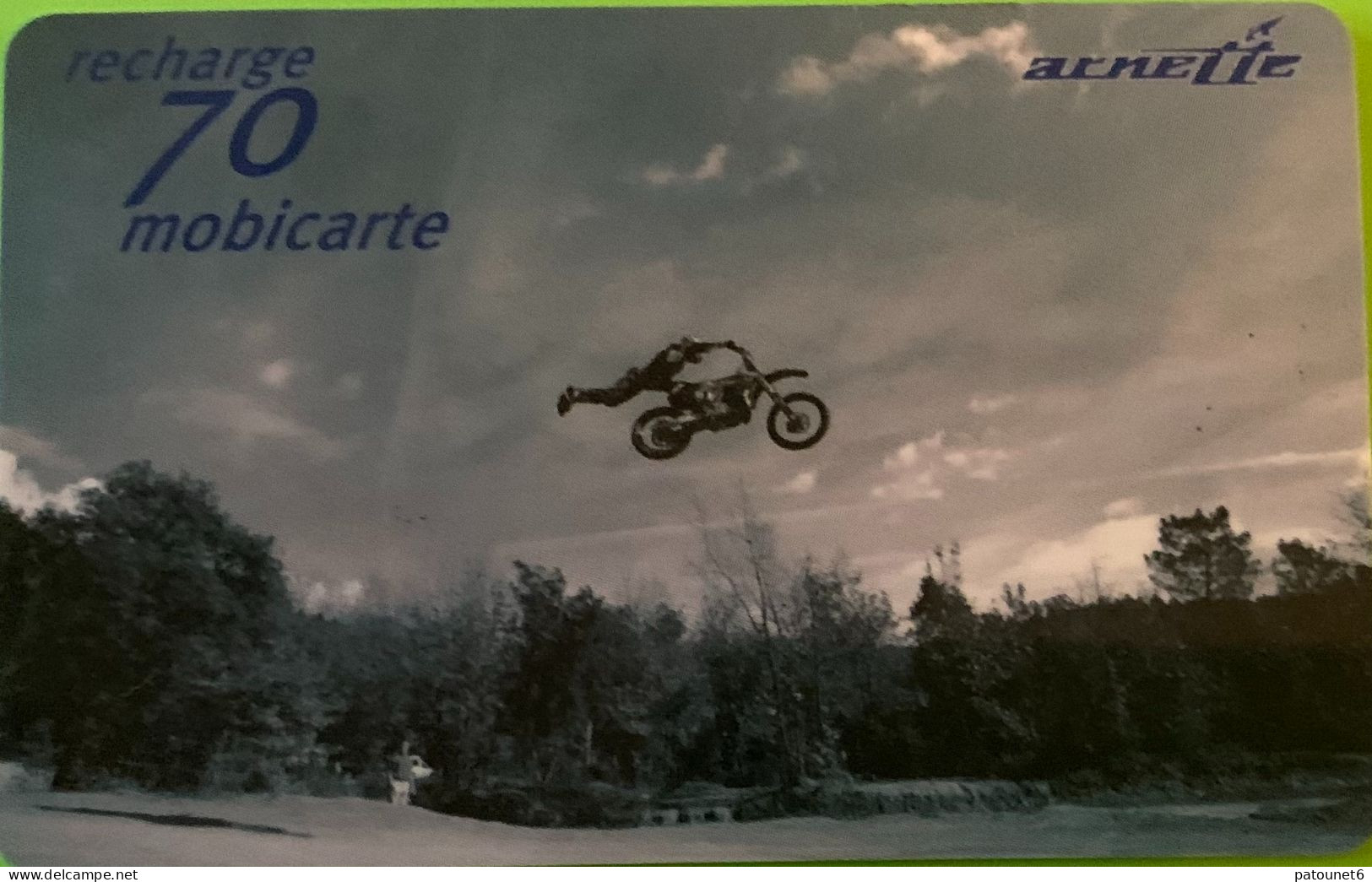 MBC 55  -  ARNETTE 8  -  Moto Saut -   70 Unités - - Cellphone Cards (refills)