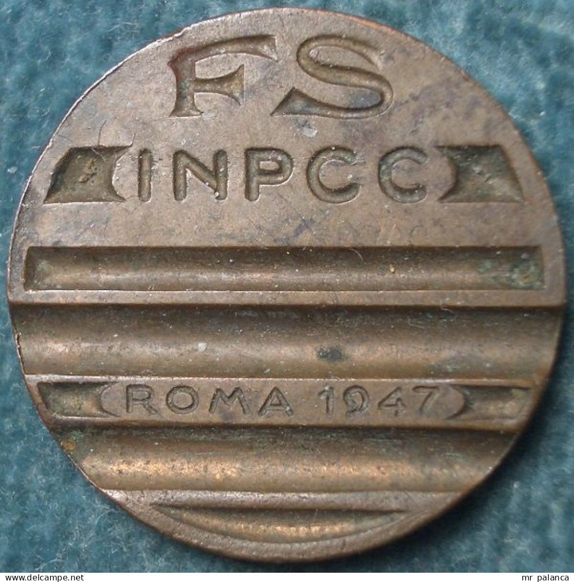 M_p> Gettone FS INPCC Roma 1947 - Professionals/Firms