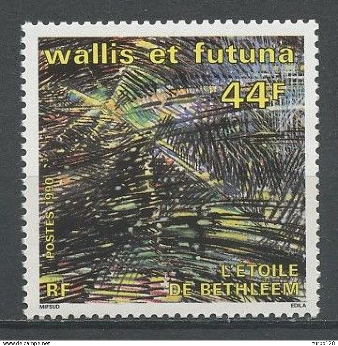 WALLIS FUTUNA 1990 N° 393 ** Neuf MNH Superbe C 1.60 € L' étoile De Bethléem - Unused Stamps