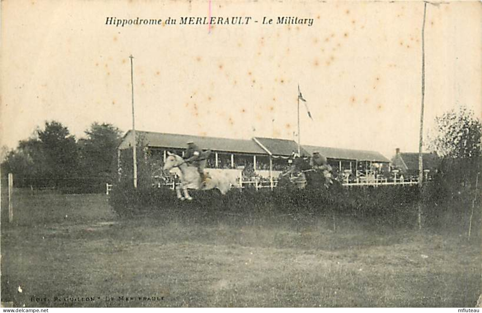 61* LE MERLERAULT Hippodrome  Le Military  MA105,1378 - Le Merlerault