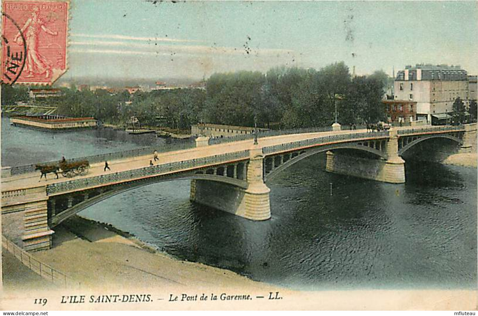 93* L ILE ST DENIS  Pont     MA106,0623 - L'Ile Saint Denis