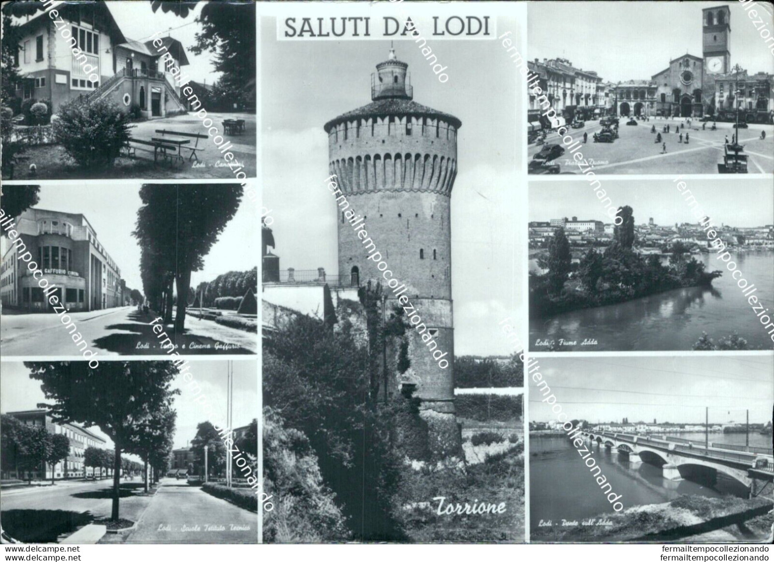 Cd436 Cartolina Saluti Da Lodi 7 Vedutine  Lombardia - Lodi