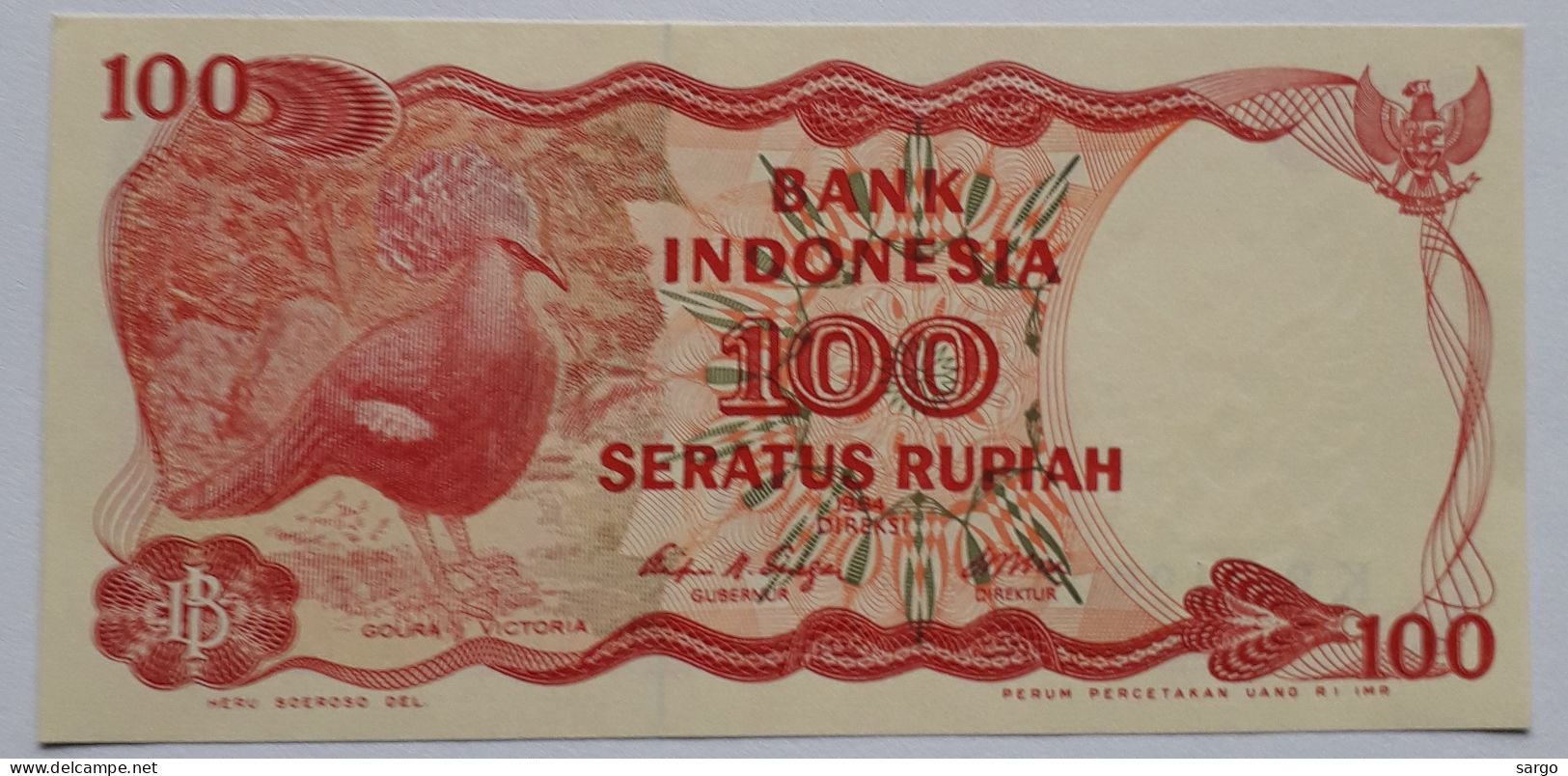 INDONEASIA - 100 RUPIAH - P 122 (1984) - UNCIRC - BANKNOTES - PAPER MONEY - CARTAMONETA - - Indonesien