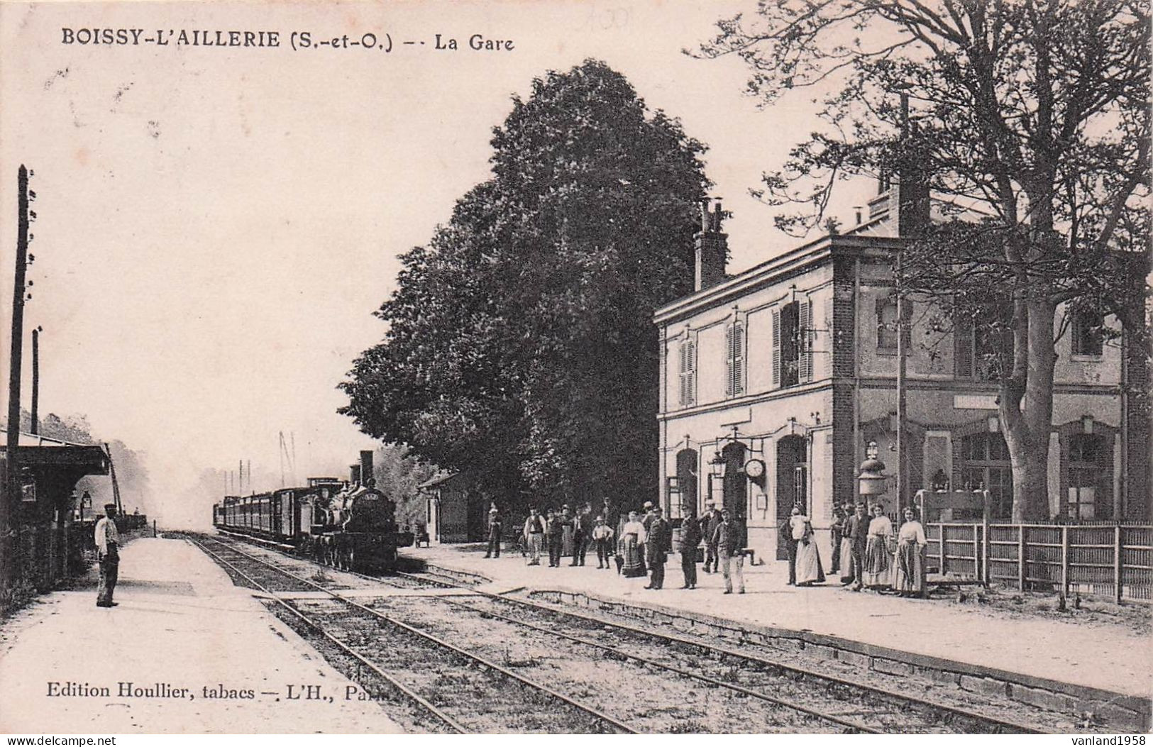 BOISSY L'AILLERIE-la Gare (avec Train) - Boissy-l'Aillerie