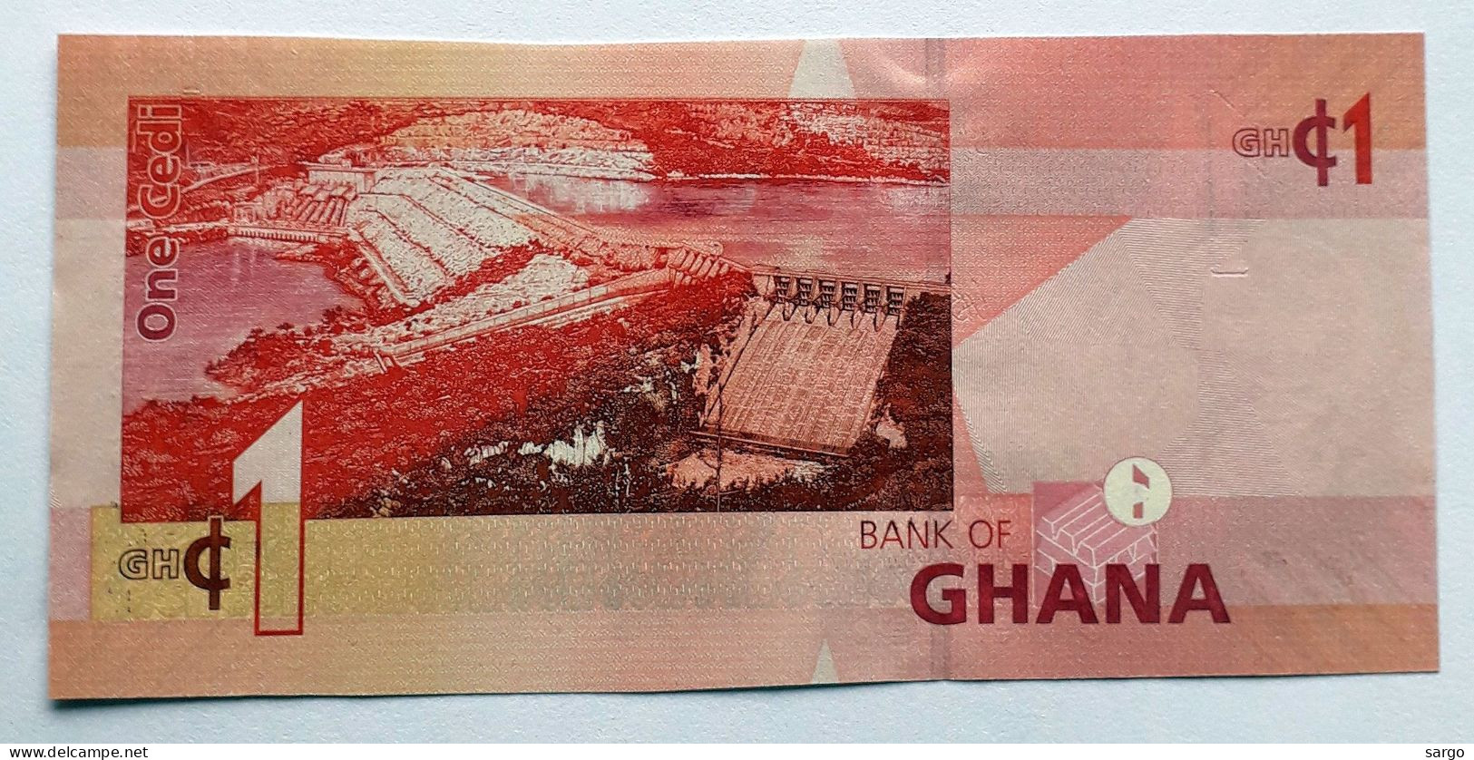 GHANA - 1 CEDI - P 37 B (2010) - UNCIRC - BANKNOTES - PAPER MONEY - CARTAMONETA - - Ghana