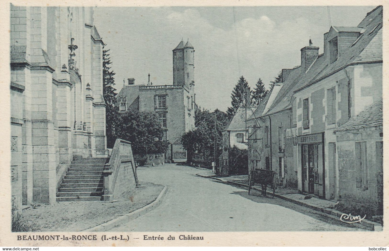 BEAUMONT-la-RONCE (Indre-et-Loire): Entrée Du Château - Beaumont-la-Ronce