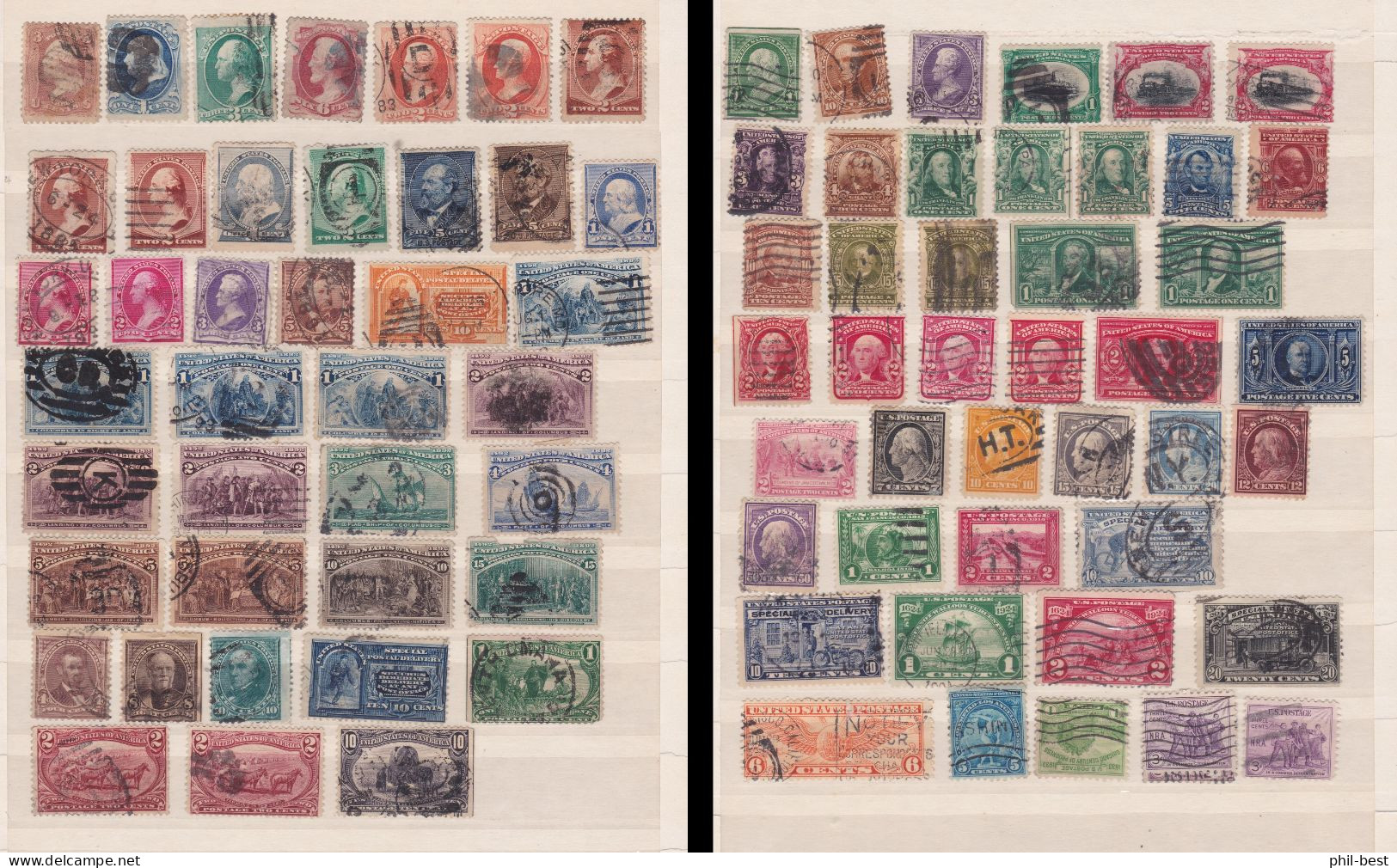 USA 1861 - 1930 Sammlung Gestempelt; Qualität S. Scan! #K727 - Colecciones & Lotes