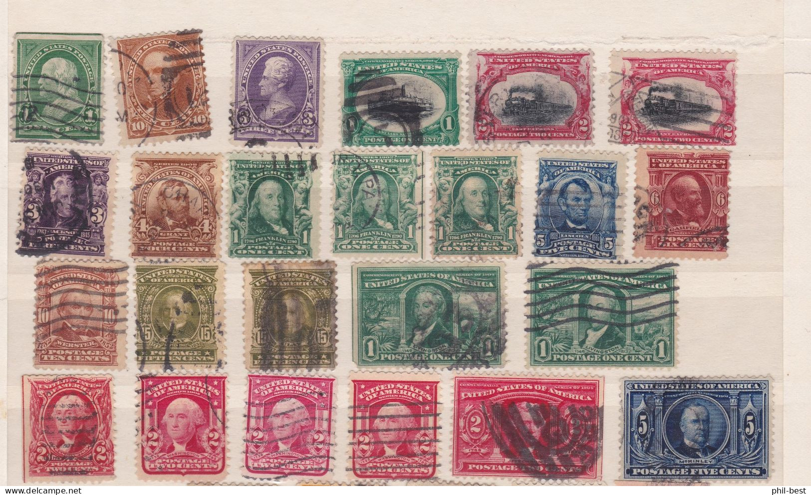 USA 1861 - 1930 Sammlung Gestempelt; Qualität S. Scan! #K727 - Verzamelingen