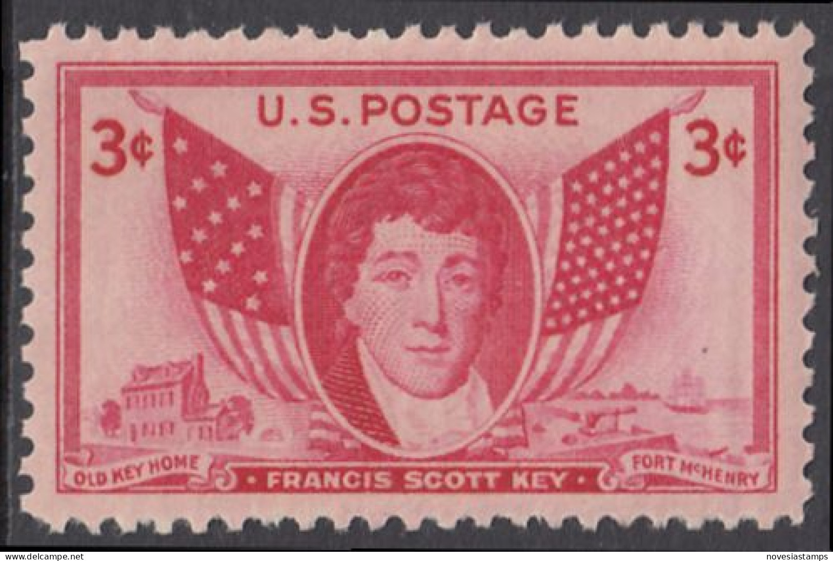 !a! USA Sc# 0962 MNH SINGLE (a2) - Francis Scott Key - Ongebruikt