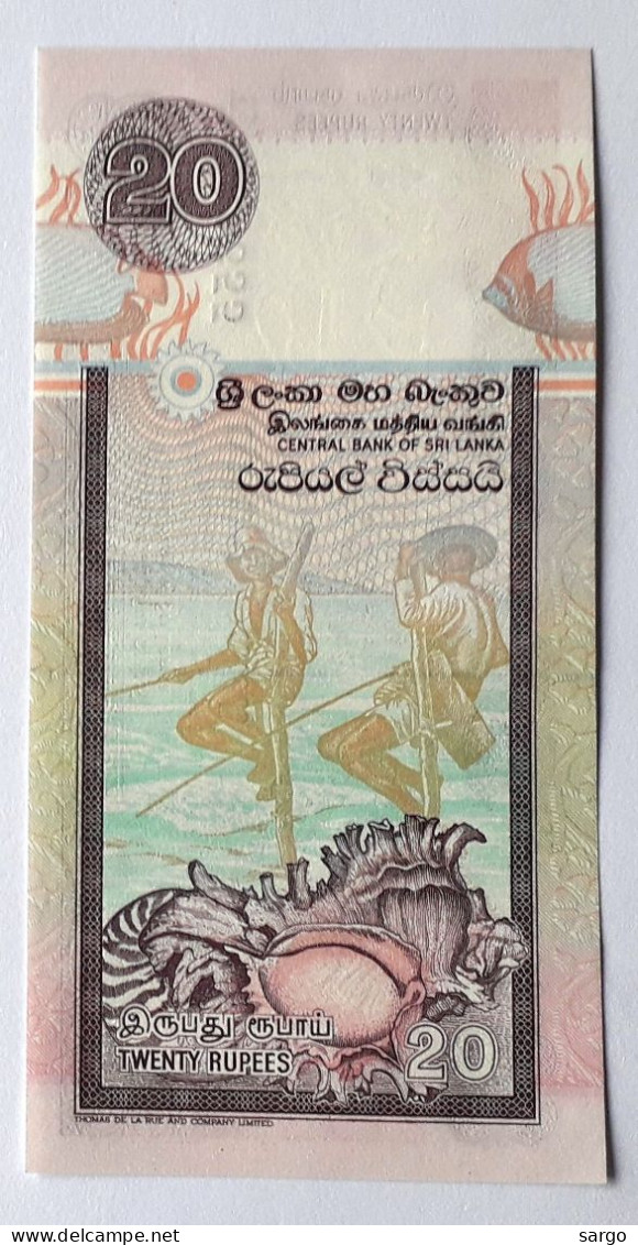 SRI LANKA - 20 RUPIES - P 109 (2006) - UNCIRC - BANKNOTES - PAPER MONEY - CARTAMONETA - - Sri Lanka