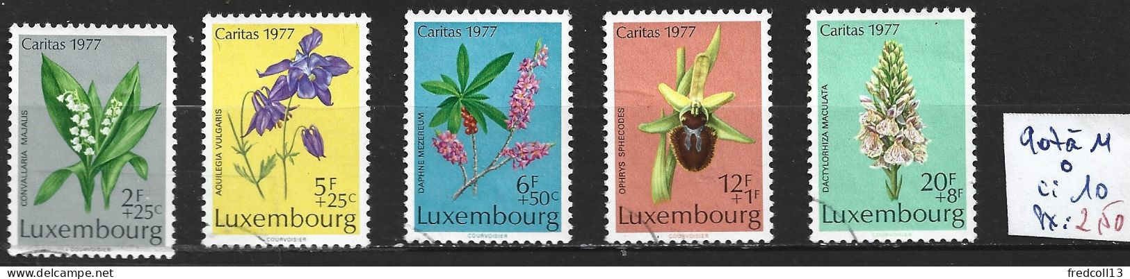 LUXEMBOURG 907 à 11 Oblitérés Côte 10 € - Oblitérés