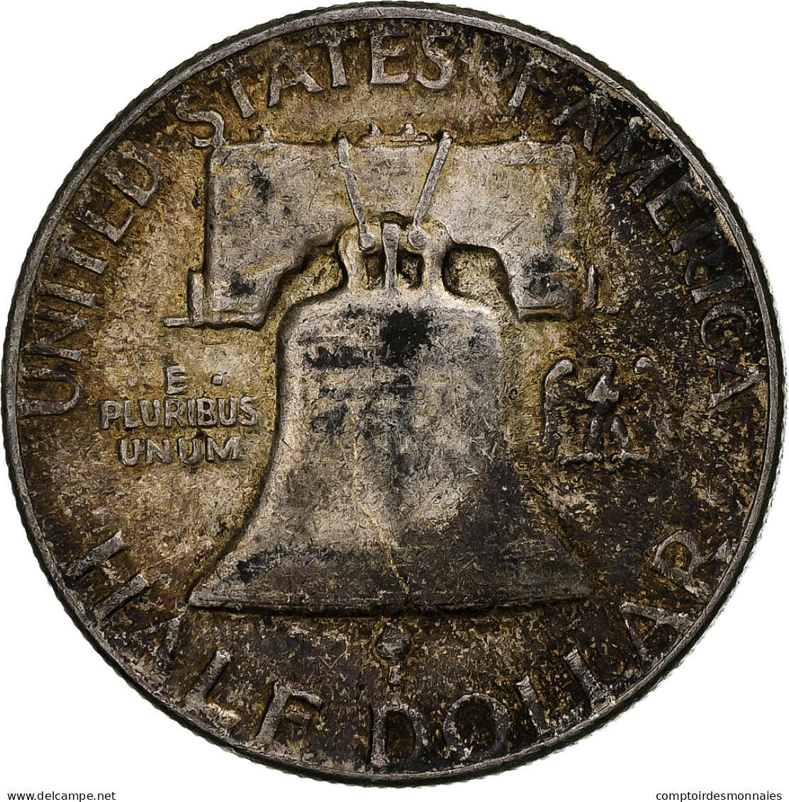 États-Unis, Half Dollar, Franklin Half Dollar, 1952, U.S. Mint, Argent, TTB - 1948-1963: Franklin