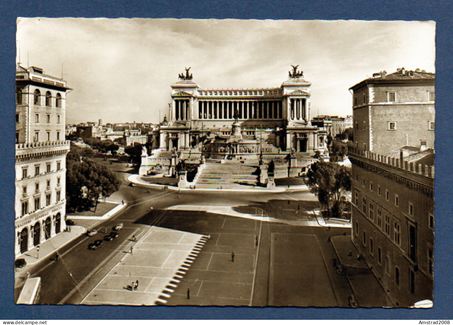 1960 -  ROMA -  PIAZZA VENEZIA  E ALTARE DELLA PATRIA  - ITALIA - Altare Della Patria