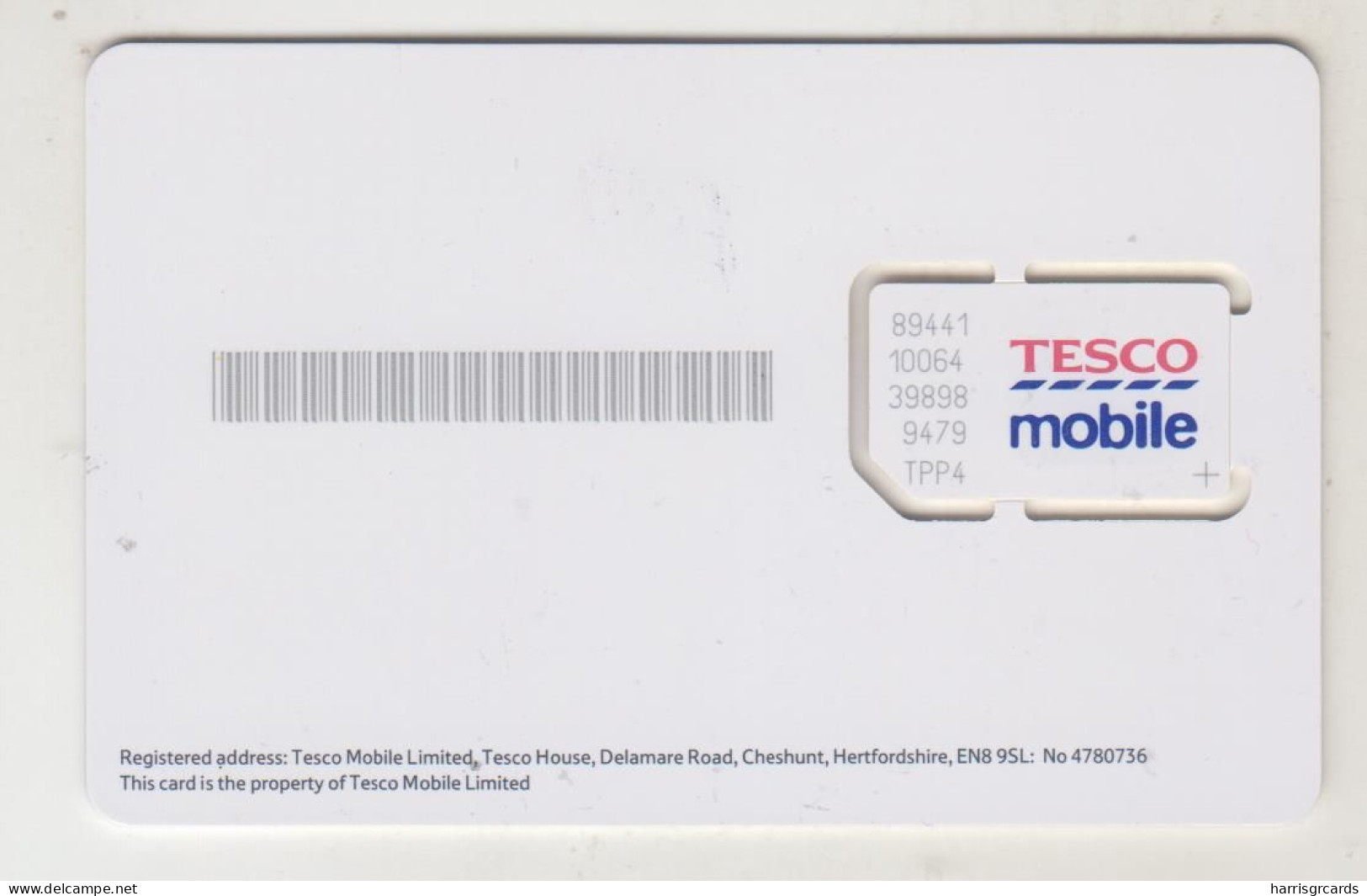 UK - Yellow / Blue , Tesco GSM Card ,mint - Altri & Non Classificati