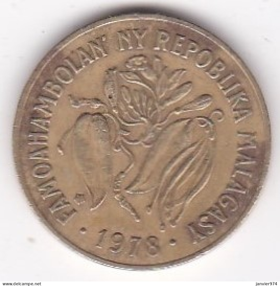 Madagascar 10 Francs 1978 , En Bronze Aluminium , KM# 11 - Madagaskar