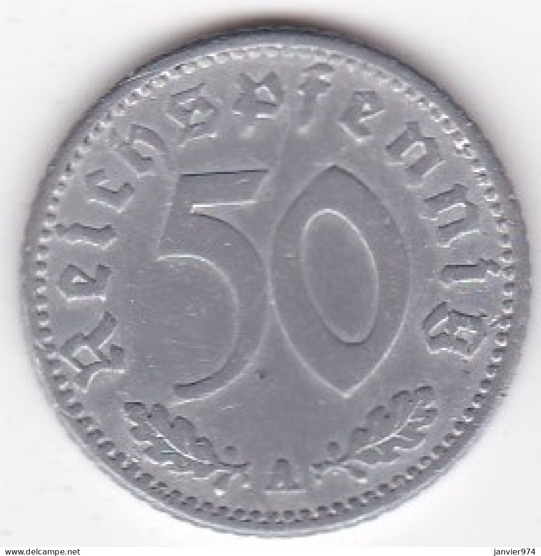 50 Reichspfennig 1940 A BERLIN. Aluminium - 50 Reichspfennig