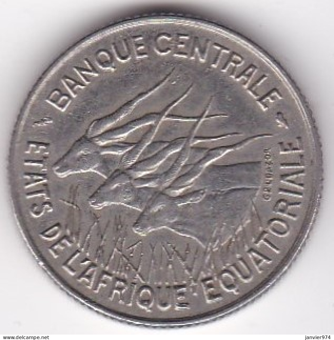 Etats De L'Afrique Equatoriale Banque Centrale. 100 Francs 1966 . En Nickel, KM# 5 - Otros – Africa