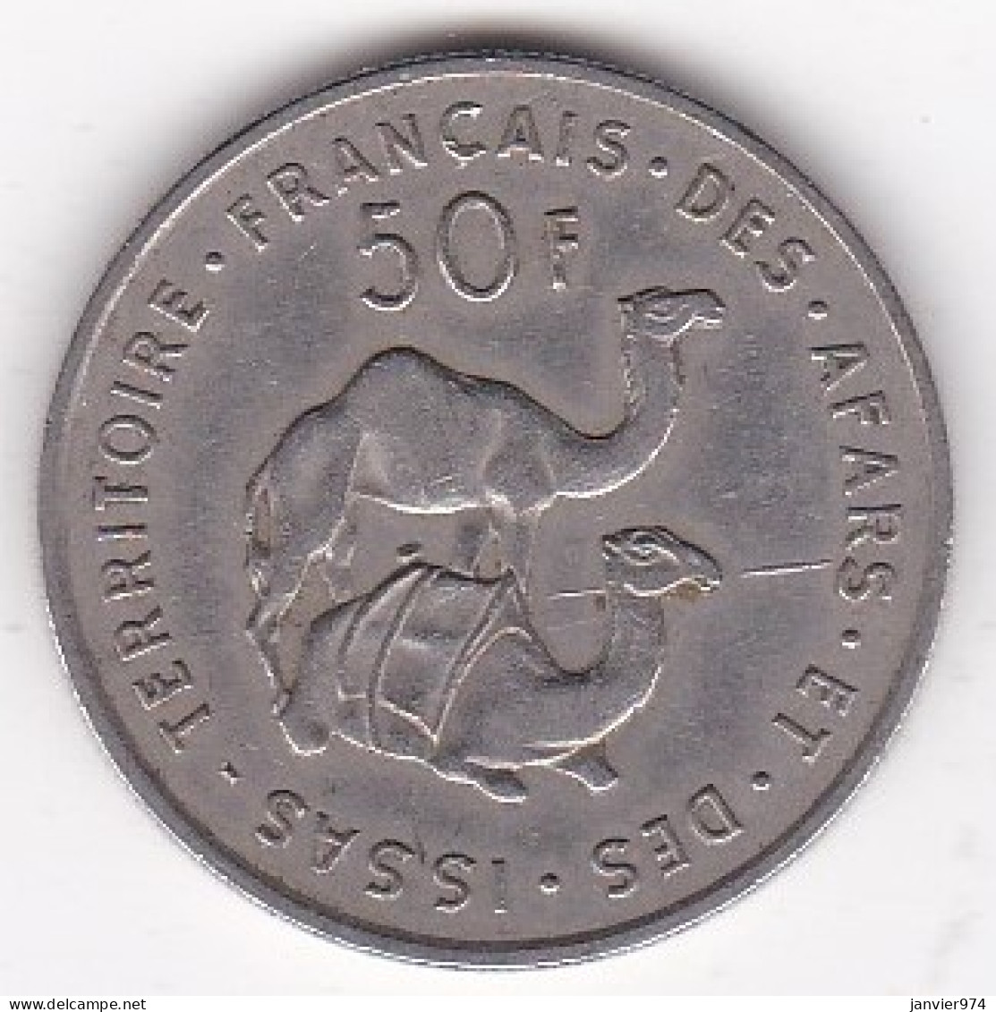 Territoire Français Des Afars Et Des Issas 50 Francs 1970, Cupro Nickel, KM# 18. Lec 68 - Djibouti