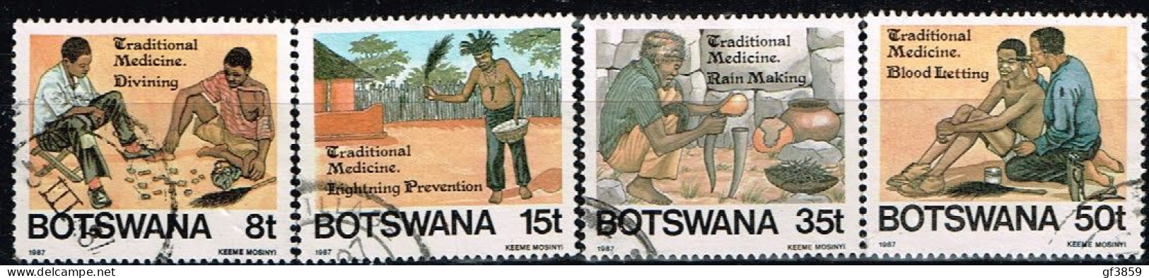 BOTSWANA / Oblitérés / Used / 1987 - Médecine Traditionnelle - Botswana (1966-...)