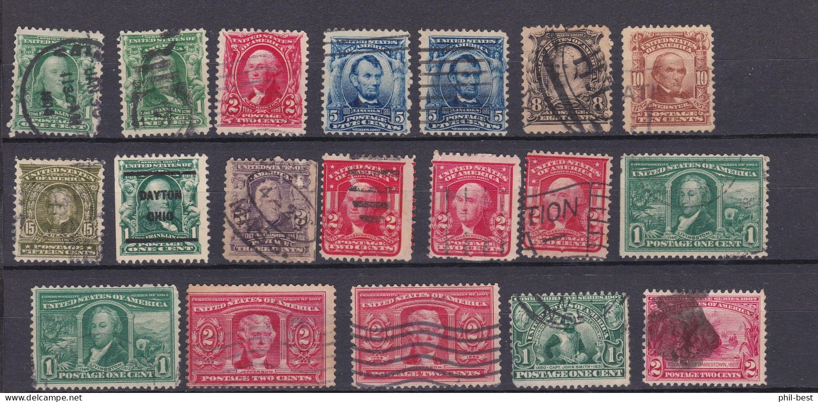 USA 1861 - 1920 Sammlung Gestempelt; Qualität S. Scan! #K726 - Colecciones & Lotes