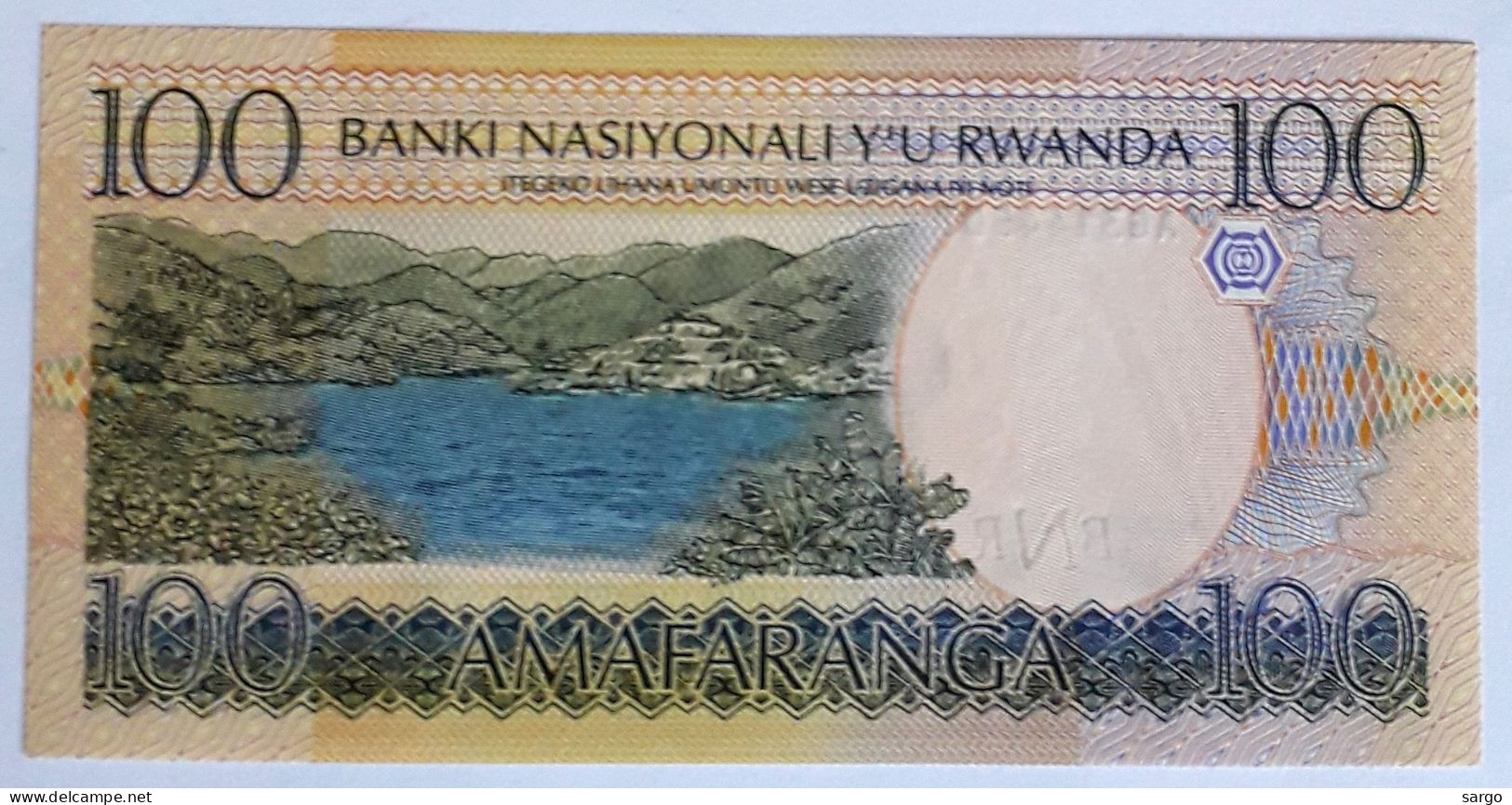 RWANDA - 100 FRANCS - 2003 - UNC - P 29A - BANKNOTES - PAPER MONEY - CARTAMONETA - - Ruanda