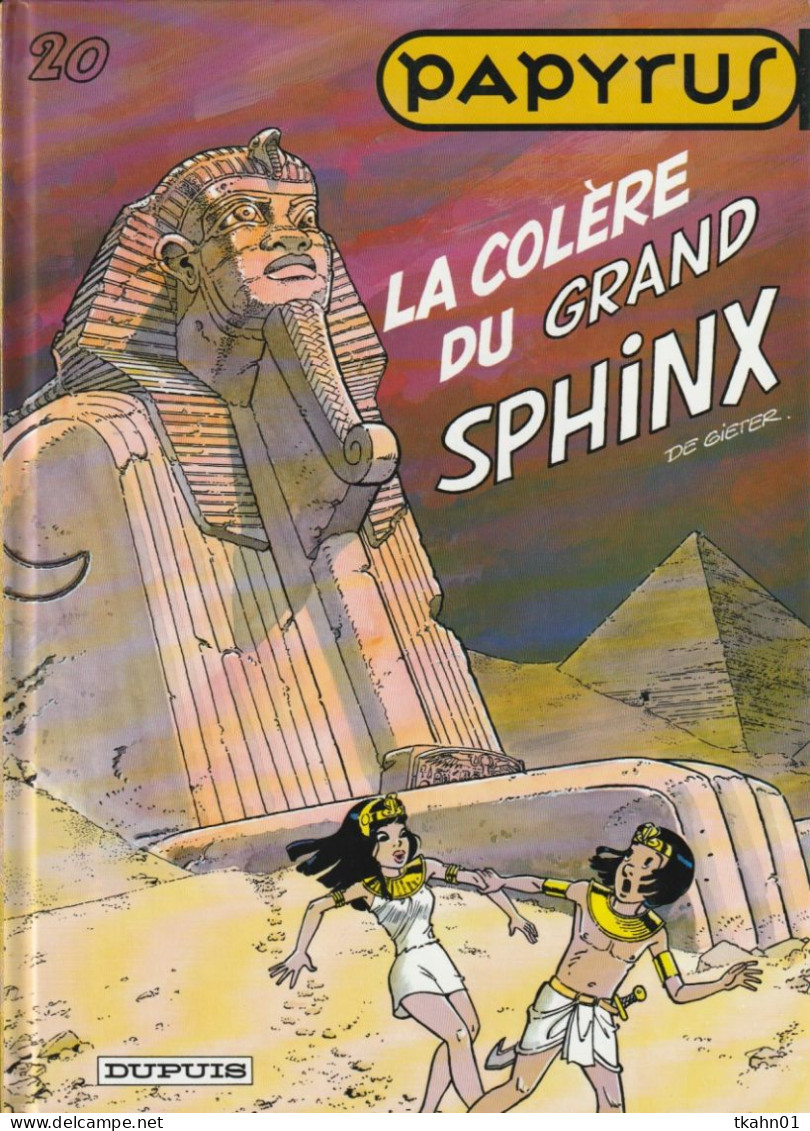 PAPYRUS  N ° 20 " LA COLERE DU GRAND SPHINX " EDITIONS DUPUIS DE 1998 - Papyrus