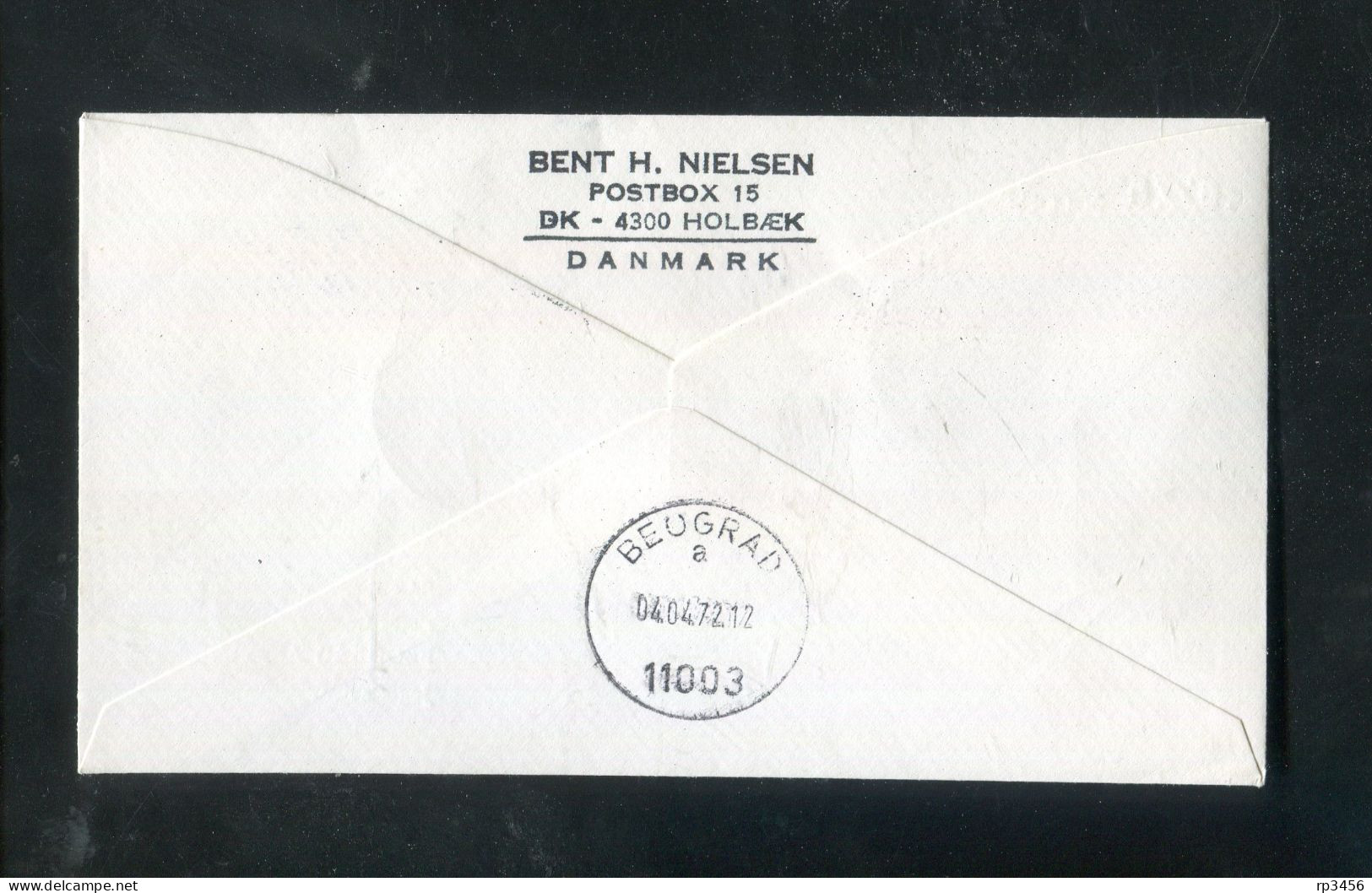 "NORWEGEN" 1972, SAS-Erstflugbrief "Oslo-Beograd" (80021) - Briefe U. Dokumente