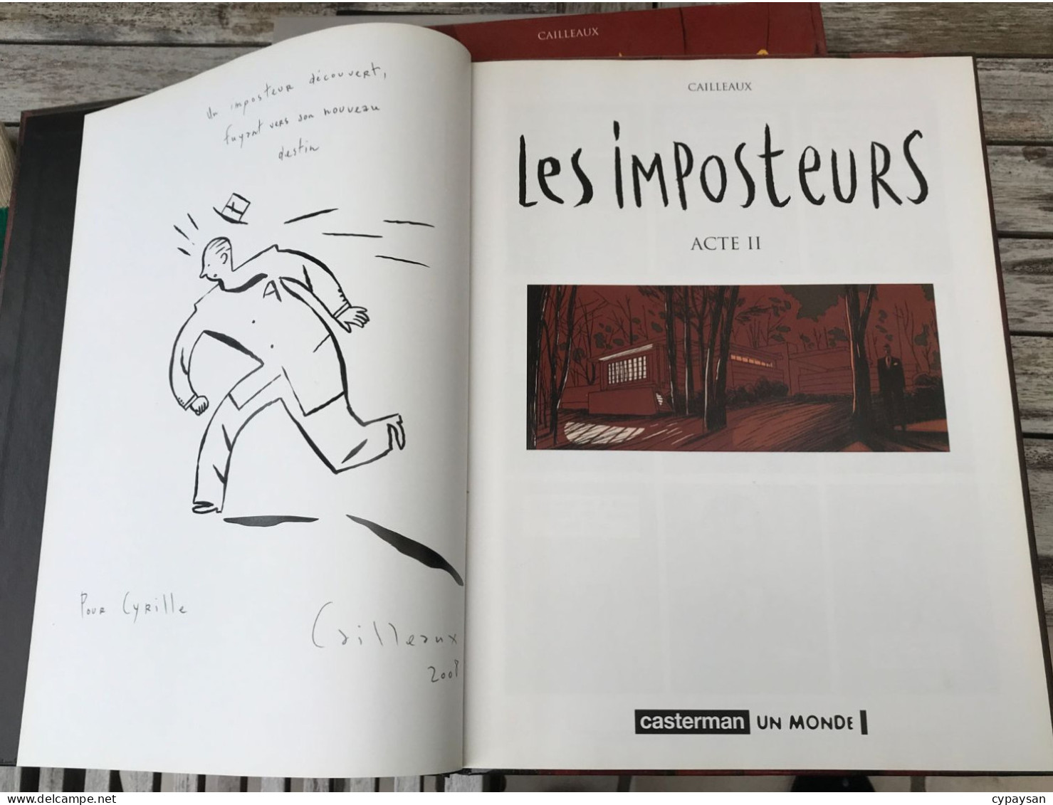 Les Imposteurs 2 EO DEDICACE BE Casterman 01/2004 Cailleaux (BI3) - Opdrachten