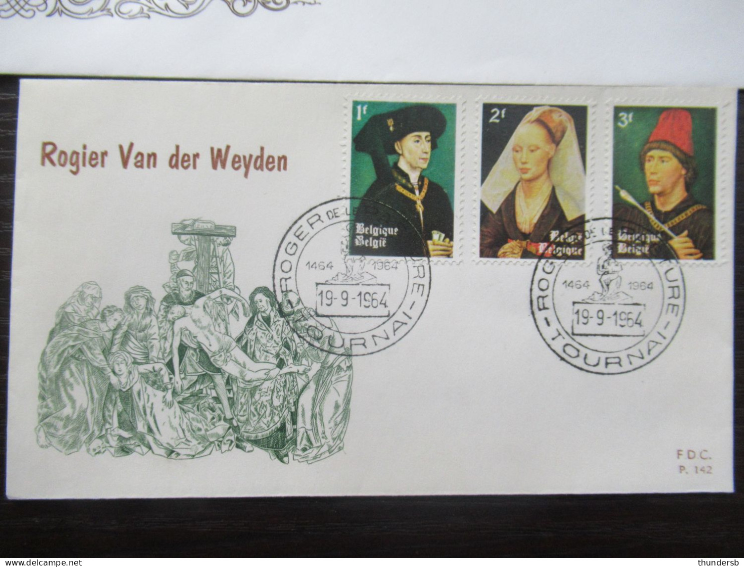 FDC BL36 En 1300/02 'Van Der Weyden' - 1961-1970